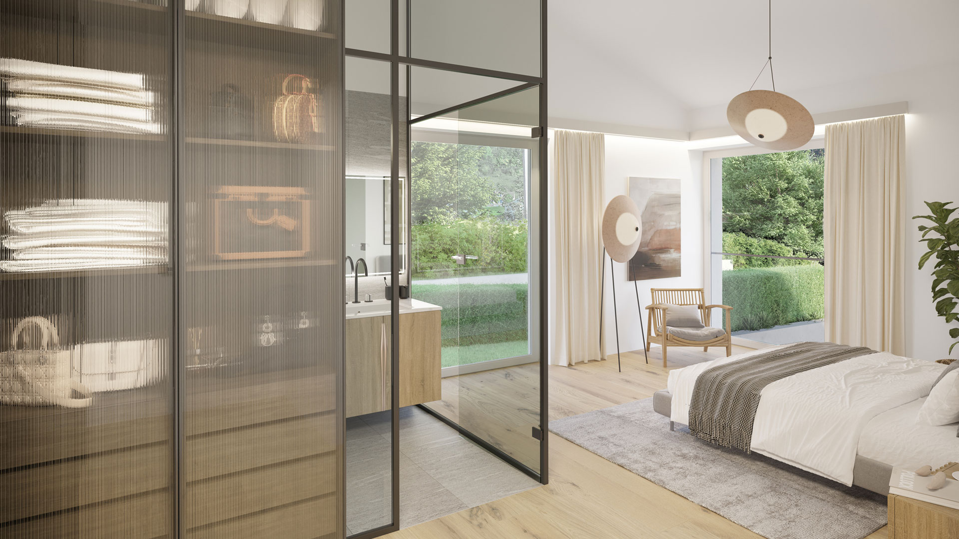 Suite parentale et salle d'eau
